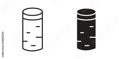 Cork wine icon. linear style sign for mobile concept and web design.