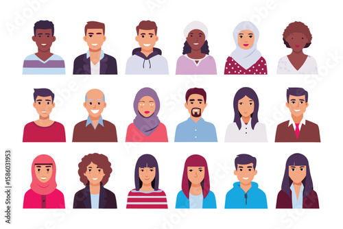 Diverse People Avatars