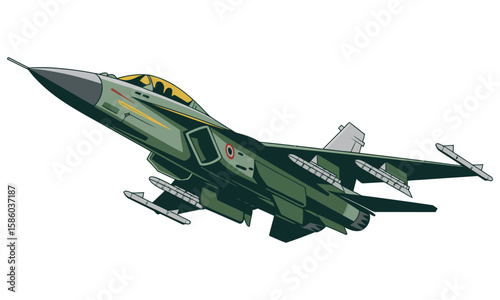 military jet fighter