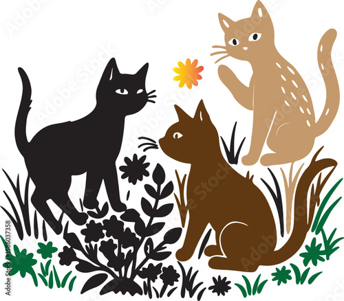 set of cats