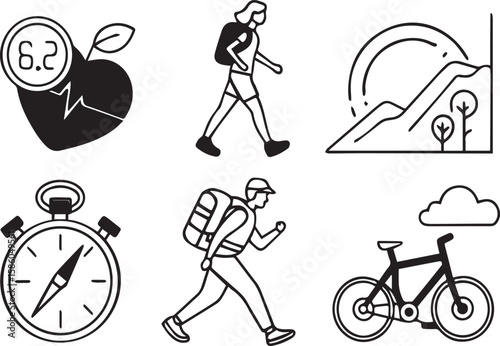 Fitness and Sports Icon Pack