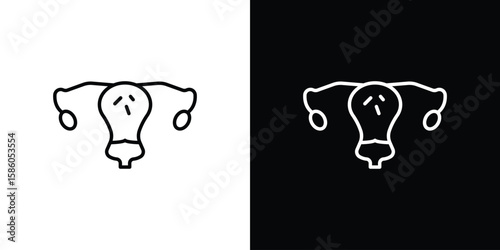 Quadro su tela Pelvic inflammatory disease icon For your design, logo