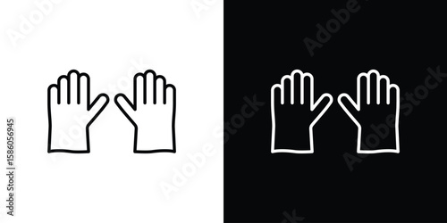 Obraz na plátne Gloves icon For your design, logo