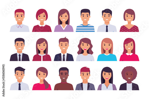 Unified Faces: An inclusive collection of diverse faces of individuals, each representing different backgrounds and expressions, symbolizing community and human connections.