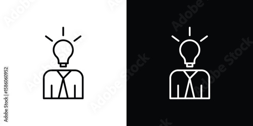 Brand awareness icon For your design, logo. Vector illustration. Editable Stroke.