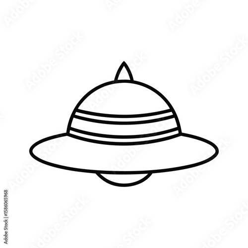 hat line art