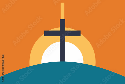 cross in the sky