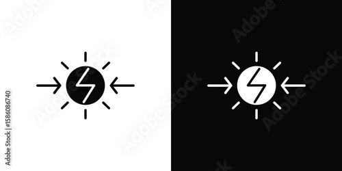 Fotografie Conflict icons flat design concept for graphics.