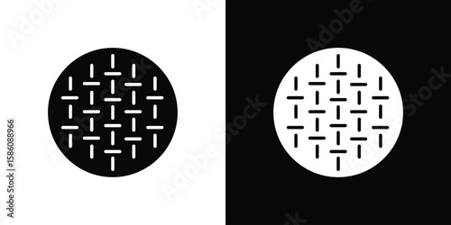 Foto Anti skid feet icons flat design concept for graphics.