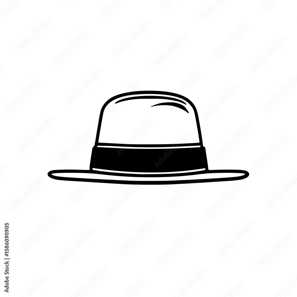 Fototapeta premium cowboy hat isolated on white background