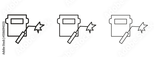 Obraz na płótnie Welding icon. Premium quality symbol. Vector sign for mobile apps
