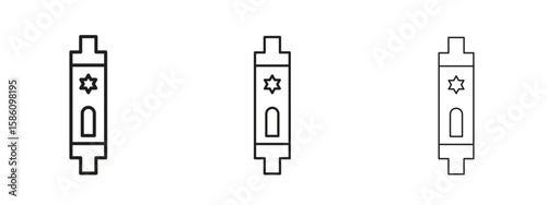 Mezuzah icon. Premium quality symbol. Vector sign for mobile apps