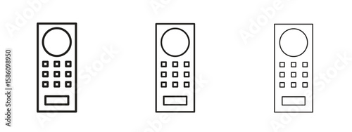 Intercom icon. Premium quality symbol. Vector sign for mobile apps