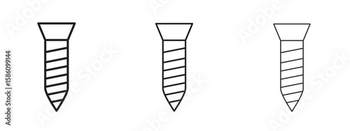 Implant Fixture icon. Premium quality symbol. Vector sign for mobile apps