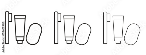hygiene kit icon. Premium quality symbol. Vector sign for mobile apps
