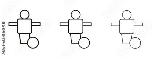 Foosball icon. Premium quality symbol. Vector sign for mobile apps