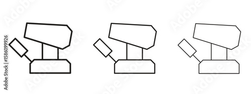 Floor sanding machine icon. Premium quality symbol. Vector sign for mobile apps