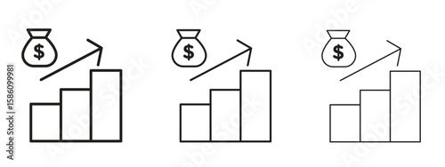 Fiscal policy icon. Premium quality symbol. Vector sign for mobile apps