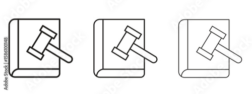employment law icon. Premium quality symbol. Vector sign for mobile apps