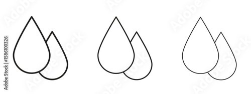 Drop icon. Premium quality symbol. Vector sign for mobile apps
