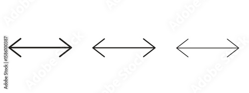 Double arrow icon. Premium quality symbol. Vector sign for mobile apps