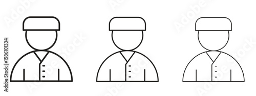 Concierge icon. Premium quality symbol. Vector sign for mobile apps