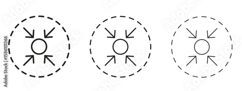 Compact size icon. Premium quality symbol. Vector sign for mobile apps