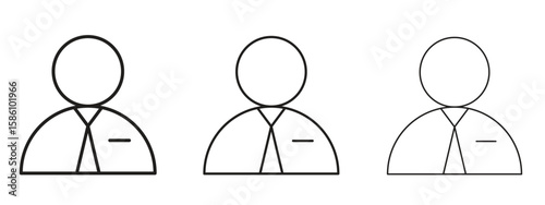 Cashier icon. Premium quality symbol. Vector sign for mobile apps