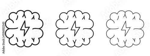 Brainstorm icon. Premium quality symbol. Vector sign for mobile apps