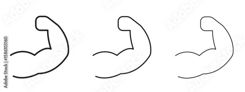 Arm icon. Premium quality symbol. Vector sign for mobile apps