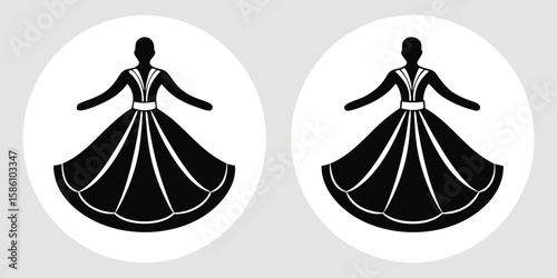 Silhouette Ballroom Dance Poses,Tango, Waltz, and Dance Couple Illustrations,Tango dancers silhouette,Set of silhouettes of dancers,Ballroom Dance Duo in Poised Embrace,Refined Silhouette,Elegant Gown