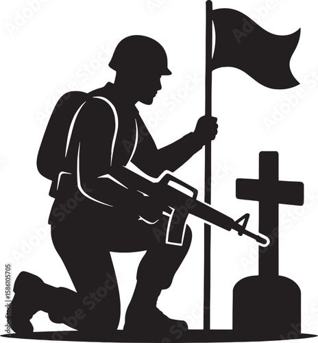 "Shadows of Valor: A Soldier's Journey
