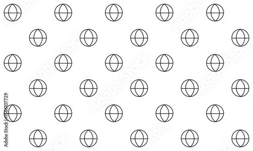 Internet icon pattern, Regular Pattern