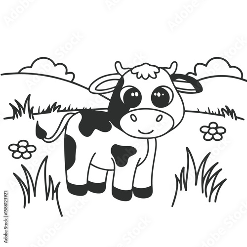 cute calf