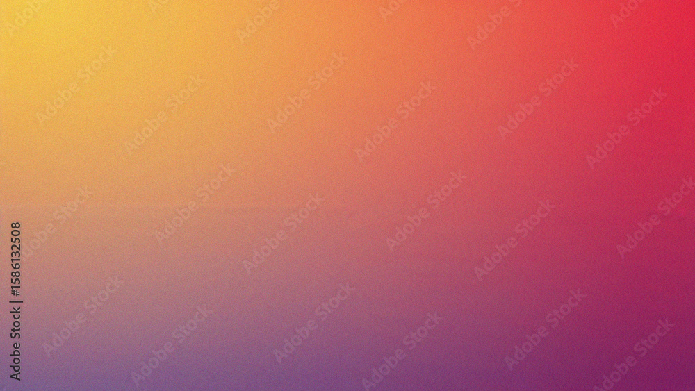 Naklejka premium A dreamy gradient blending from warm yellow and orange into vibrant reds and purples evoking a sense of sunset a digital