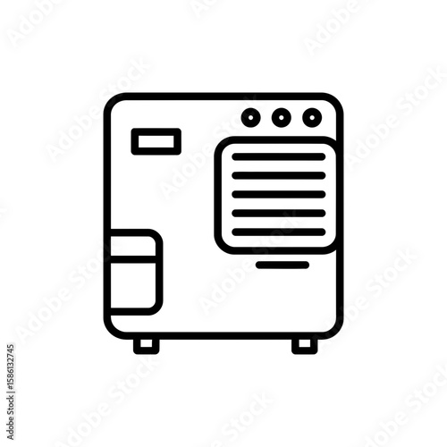 Minimal Outline of a Dehumidifier for Indoor Air Control