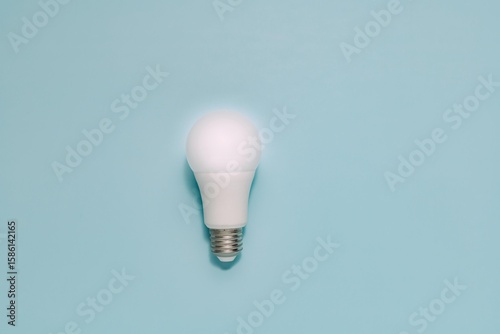 Single white LED light bulb...