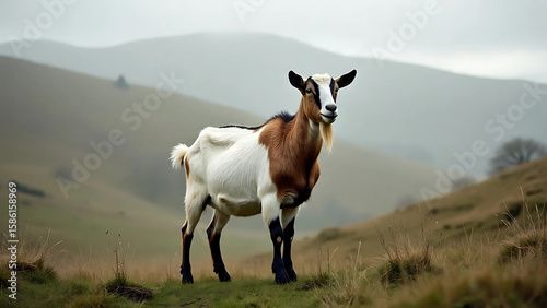 goat in the mountains