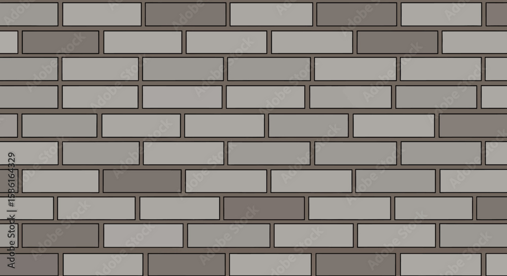Obraz premium Neutral Brick Wall Texture Versatile Background for Digital and Print Designs