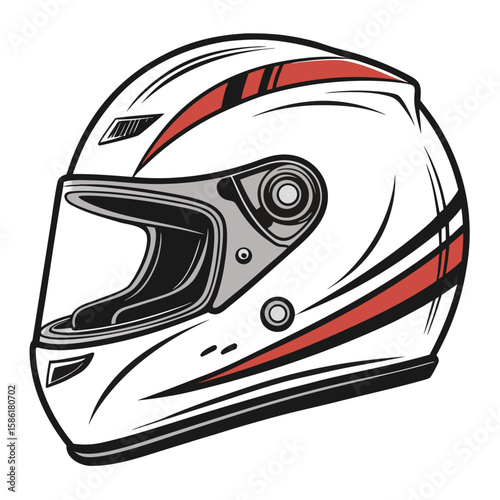 Racing Helmet  Vector Racing Helmet, Flags, Car & Track AI Design