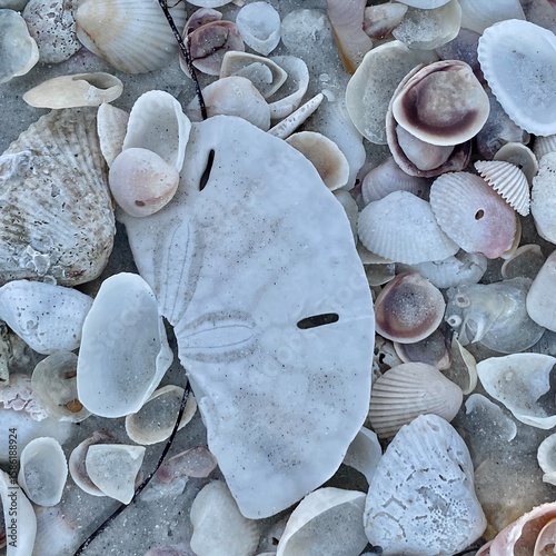 Canvas Print Sand dollar