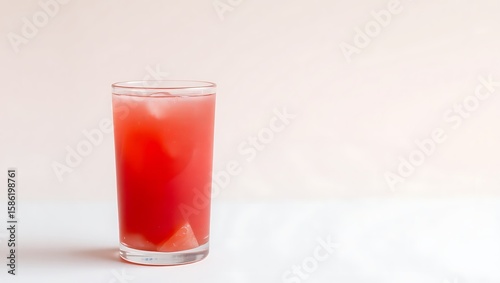 Wallpaper Mural  Refreshing Watermelon Juice with Ice: Perfect Summer Drink for National Watermelon Day Torontodigital.ca