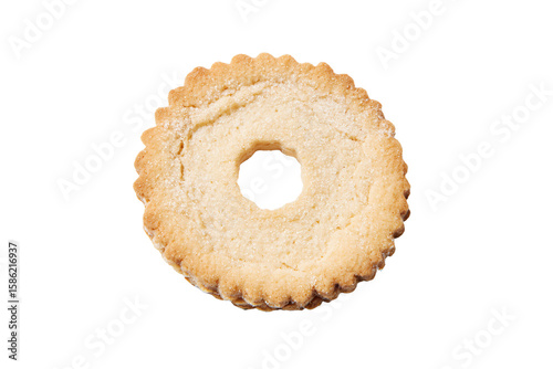 a cookie with a hole in the middle