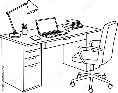 Home office desk
