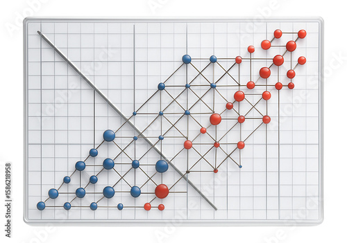Linkage disequilibrium plot visualizing non-random associations between alleles