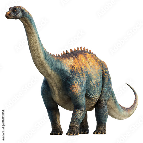 Andesaurus isolated on transparent background