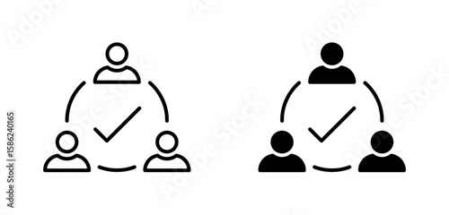Business Strategy and User Account icon