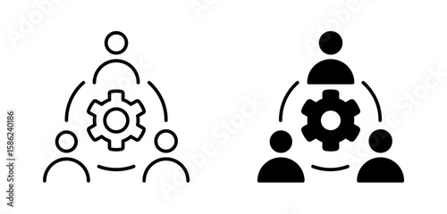 Business Strategy and User Account icon