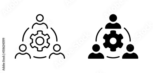 Business Strategy and User Account icon