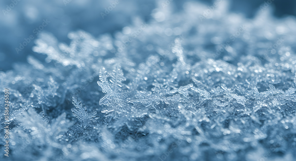 Obraz premium Intricate Frost Patterns 